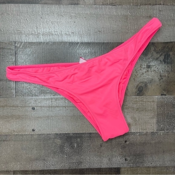 Victoria’s Secret Bright Pink Cheeky Bikini Bottom size Large - Picture 1 of 8